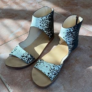 Loeffler Randall sandals snake